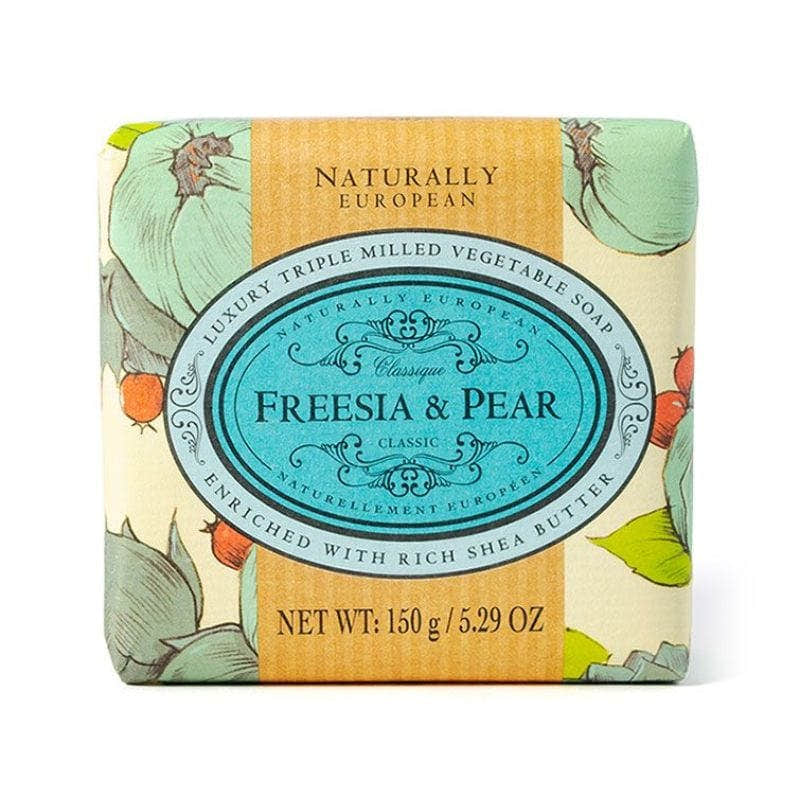 Naturally European Såpestykke 150g Fresia & Pære Terrigeno Hudpleie TER-NE91790