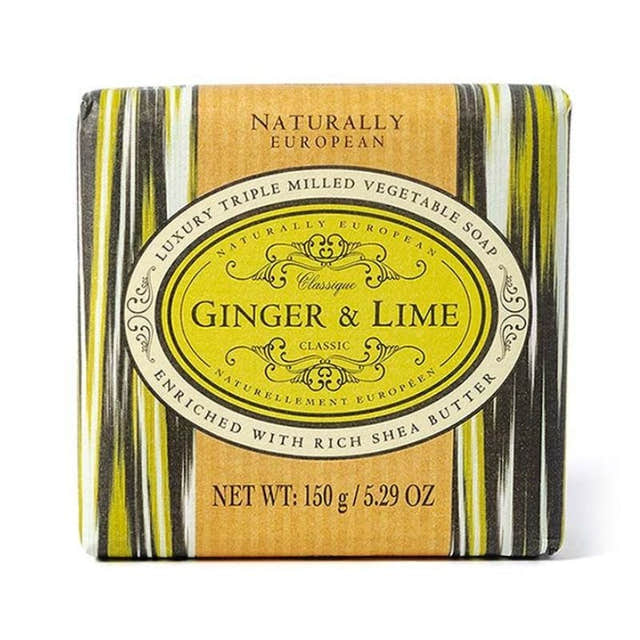 Naturally European Såpestykke 150g Ingefær & Lime Terrigeno Hudpleie TER-NE91785