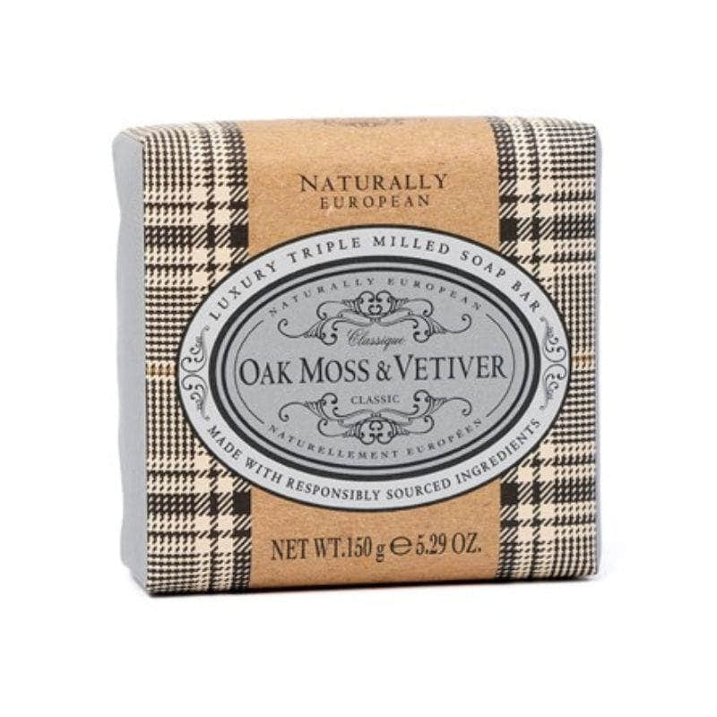 Naturally European Såpestykke 150g Oak Moss & Vetiver Terrigeno Hudpleie TER-NE91743