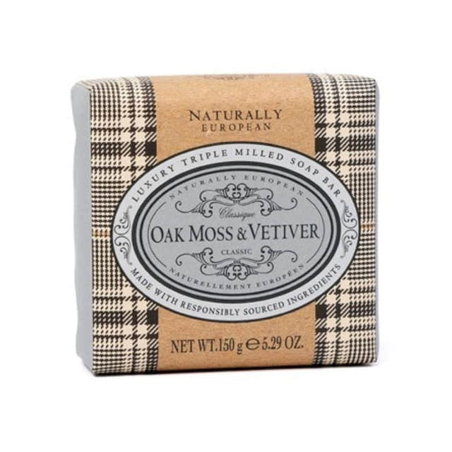 Naturally European Såpestykke 150g Oak Moss & Vetiver Terrigeno Hudpleie TER-NE91743