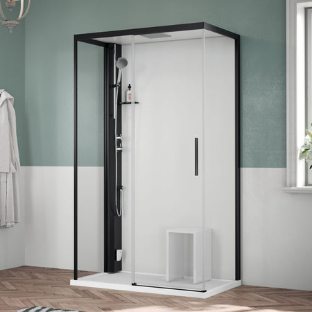 Novellini Glax 1 2.0 2P+F Standard Dusjkabinett med Tak