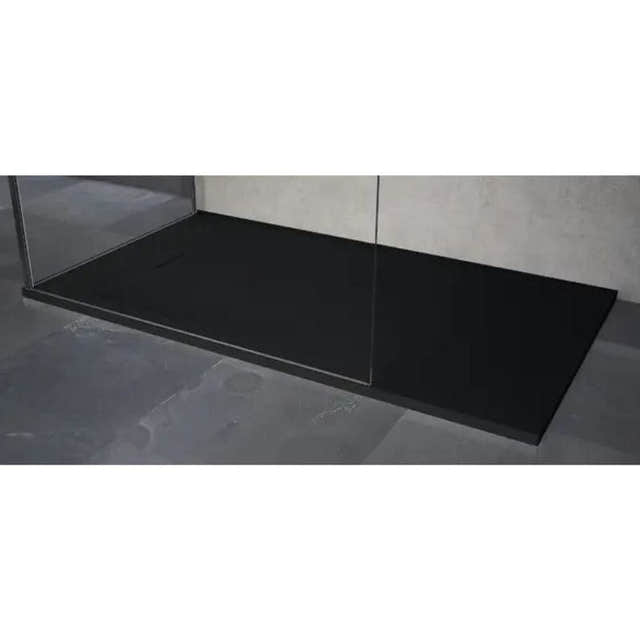 Novellini Novosolid front og endepanel Svart matt / 100cm Novellini Paneler KO-PANPFLNS03-28