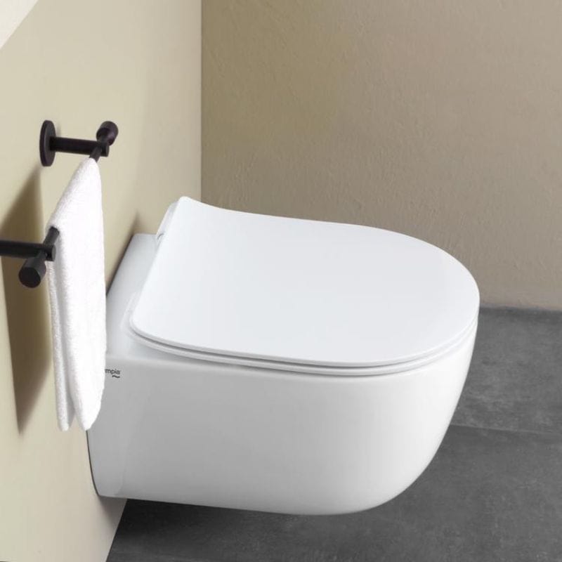 Olympia Virvel Vegghengt Toalett Hvit blank Olympia Vegghengt toalett KO-TOR120201