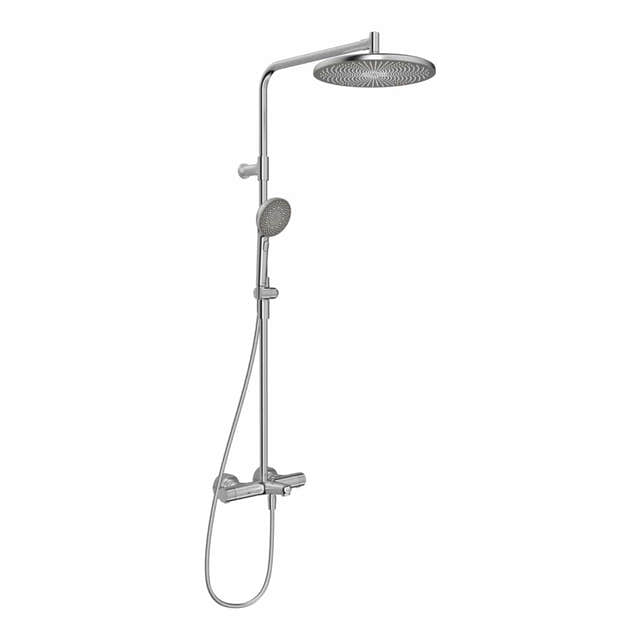 Oras Aurelia 4793 Takdusjpakke med termostat Børstet stål Oras Armatur Takdusj GRO-1365177