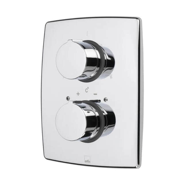 Oras Cubista Frontplate dusj/kar Krom Oras Armatur Tilbehør blandebatteri GRO-4204436