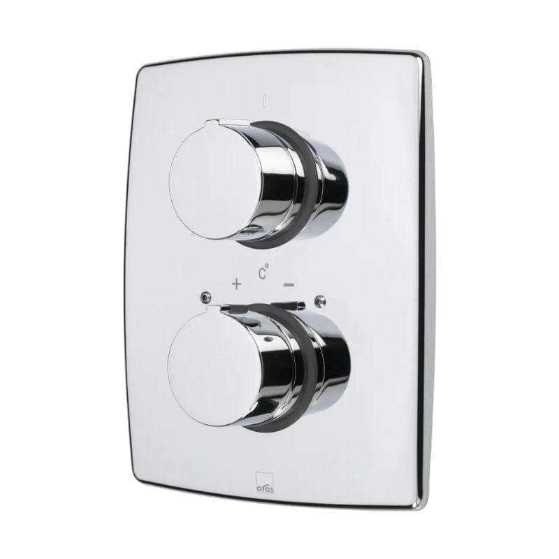 Oras Cubista Frontplate dusjkran Krom Oras Armatur Tilbehør blandebatteri GRO-4204435