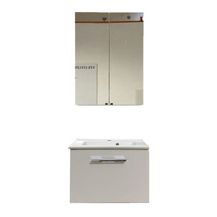 OUTLET: Dansani Amber Møbelpakke 61cm servant, servantskap og speilskap