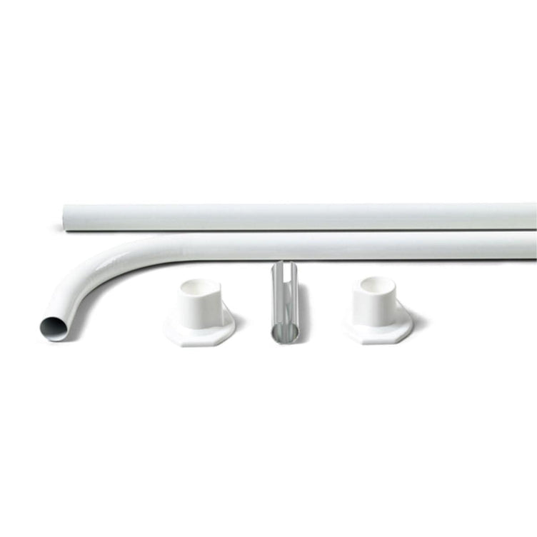 OUTLET: Habo Dusjforhengstang 7020 Hvit 90X90 Sb