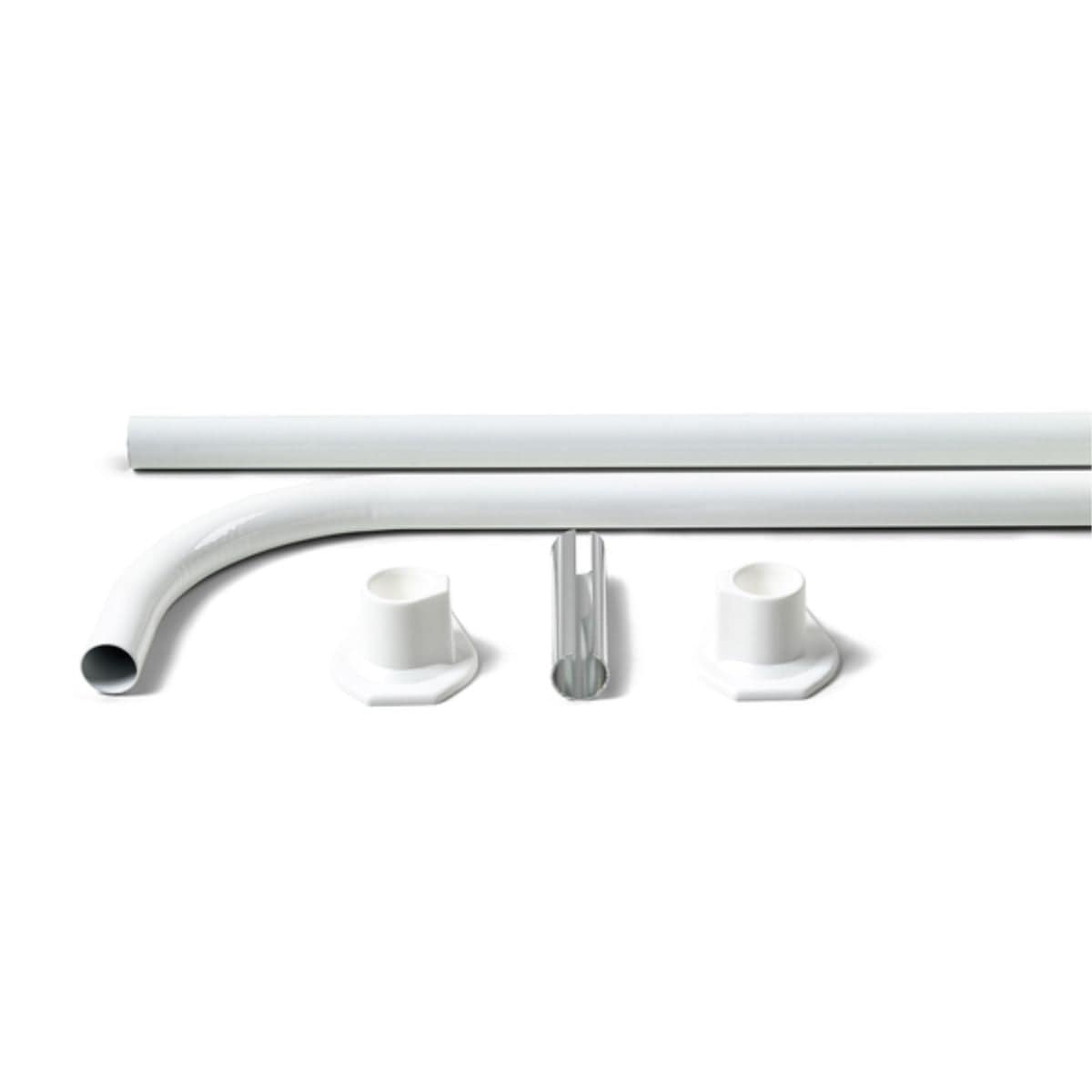 OUTLET: Habo Dusjforhengstang 7020 Hvit 90X90 Sb Habo Dusjforheng UTG-47928
