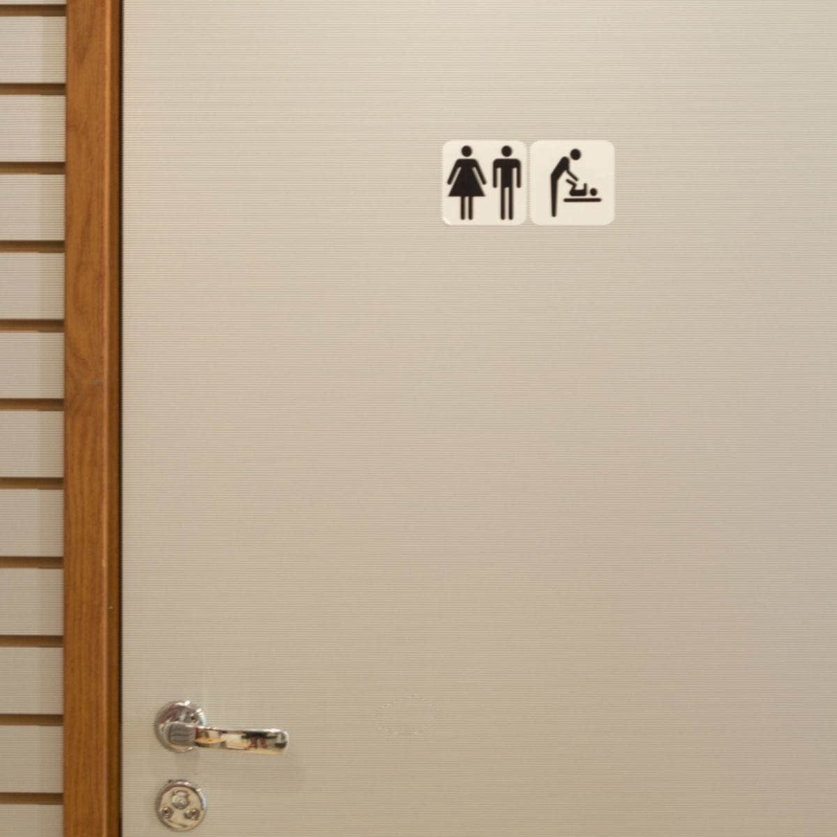 OUTLET: Habo Stellerom Vinyl Skilt Habo Toalettskilt UTG-16916
