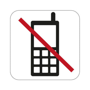 OUTLET: Habo Telefonforbud Vinyl Skilt