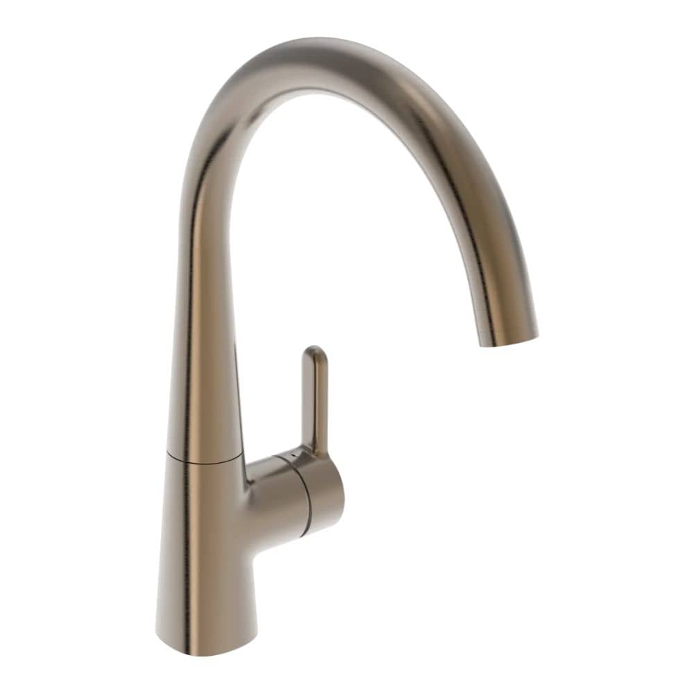 OUTLET: Oras Inspera 3030F Kjøkkenarmatur høy tut Børstet bronse / Uten avstengning / Uten uttrekk Oras Armatur Kjøkkenarmatur UTG-1373061