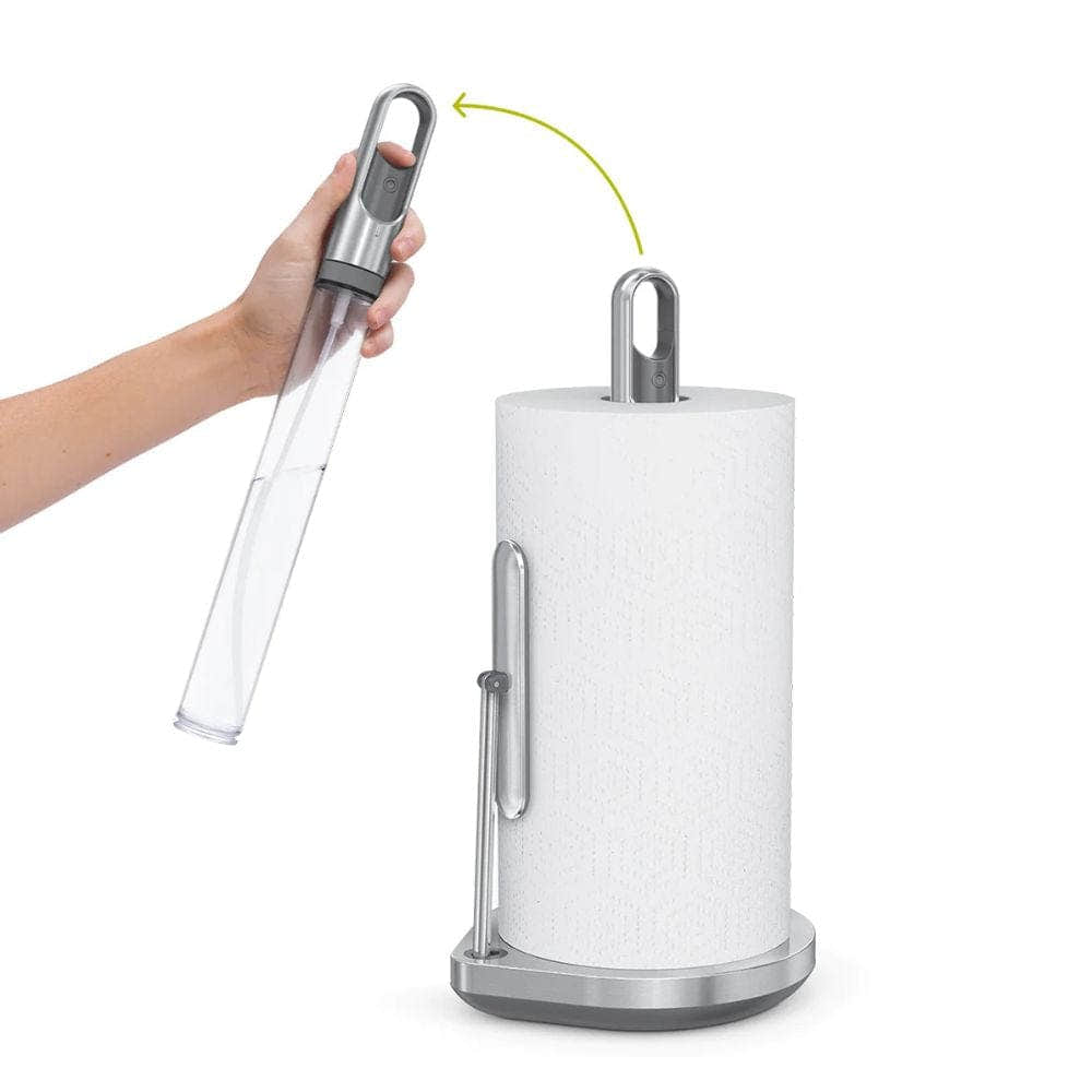 OUTLET: Simplehuman Kjøkkenrullholder med Spray Simplehuman Kjøkkenrullholder