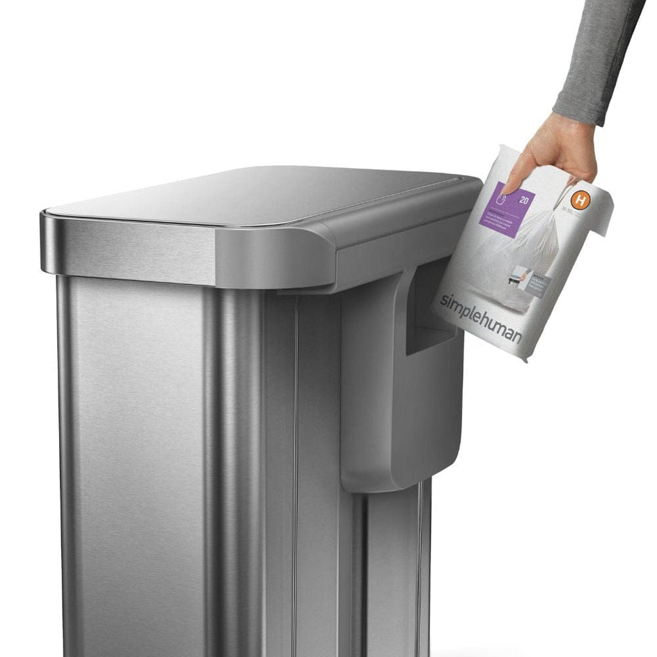 OUTLET: Simplehuman Pedalbøtte Kildes 58L Børstet Børstet Simplehuman Søppelbøtte UTG-SCW2025