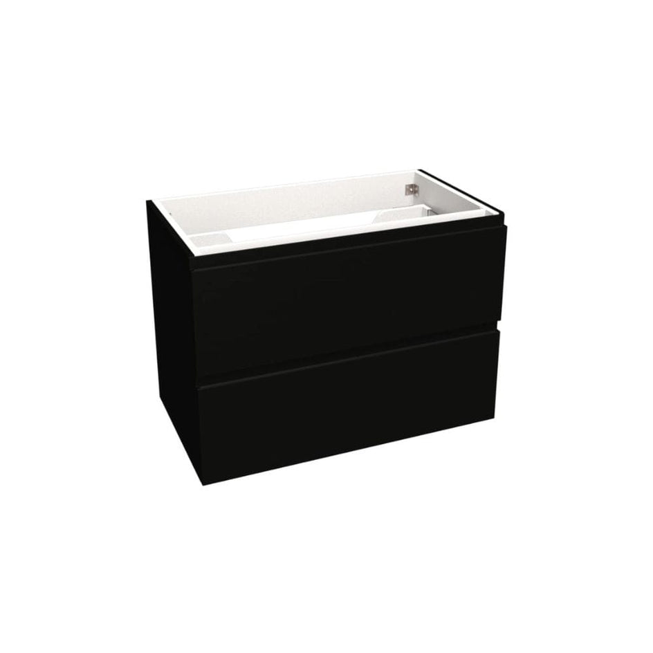 OUTLET: Vikingbad MIE Fingergrep Servantskap Svart matt / 80cm VikingBad Servantskap UTG-121039