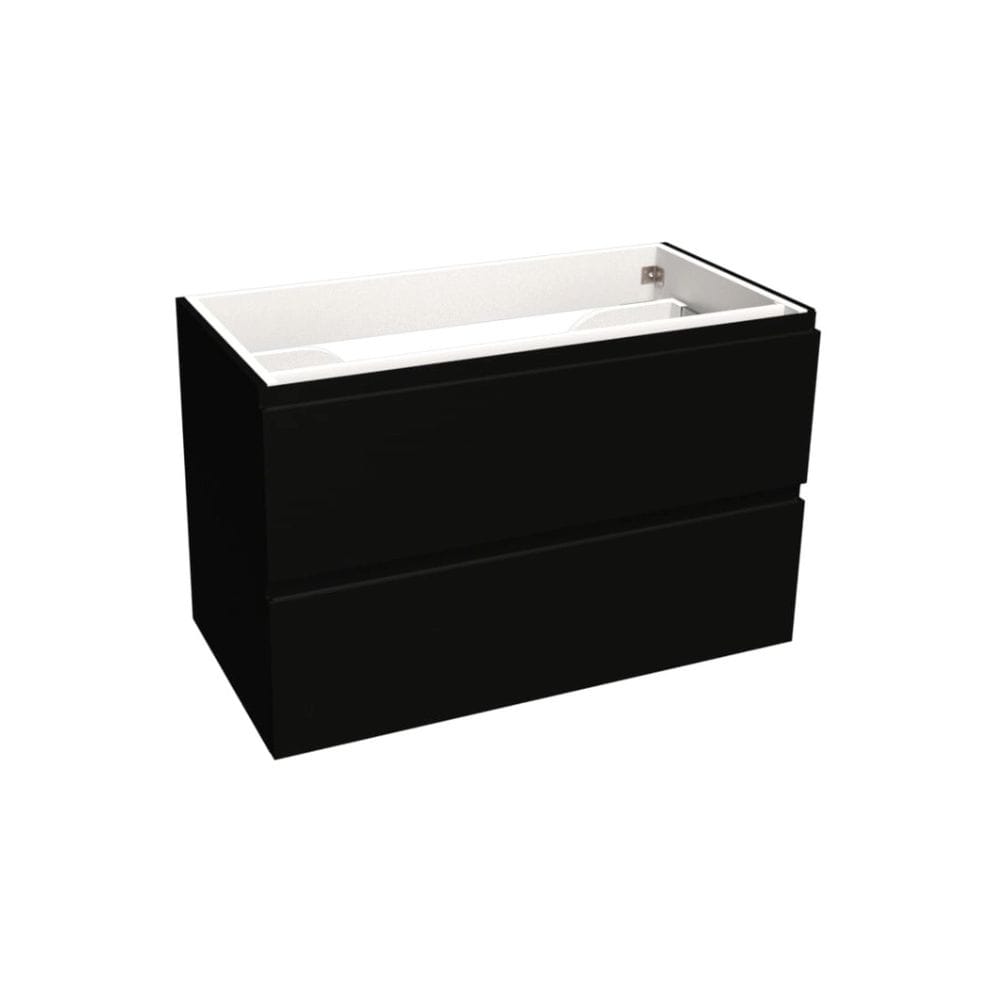 OUTLET: Vikingbad MIE Fingergrep Servantskap Svart matt / 90cm VikingBad Servantskap UTG-121045