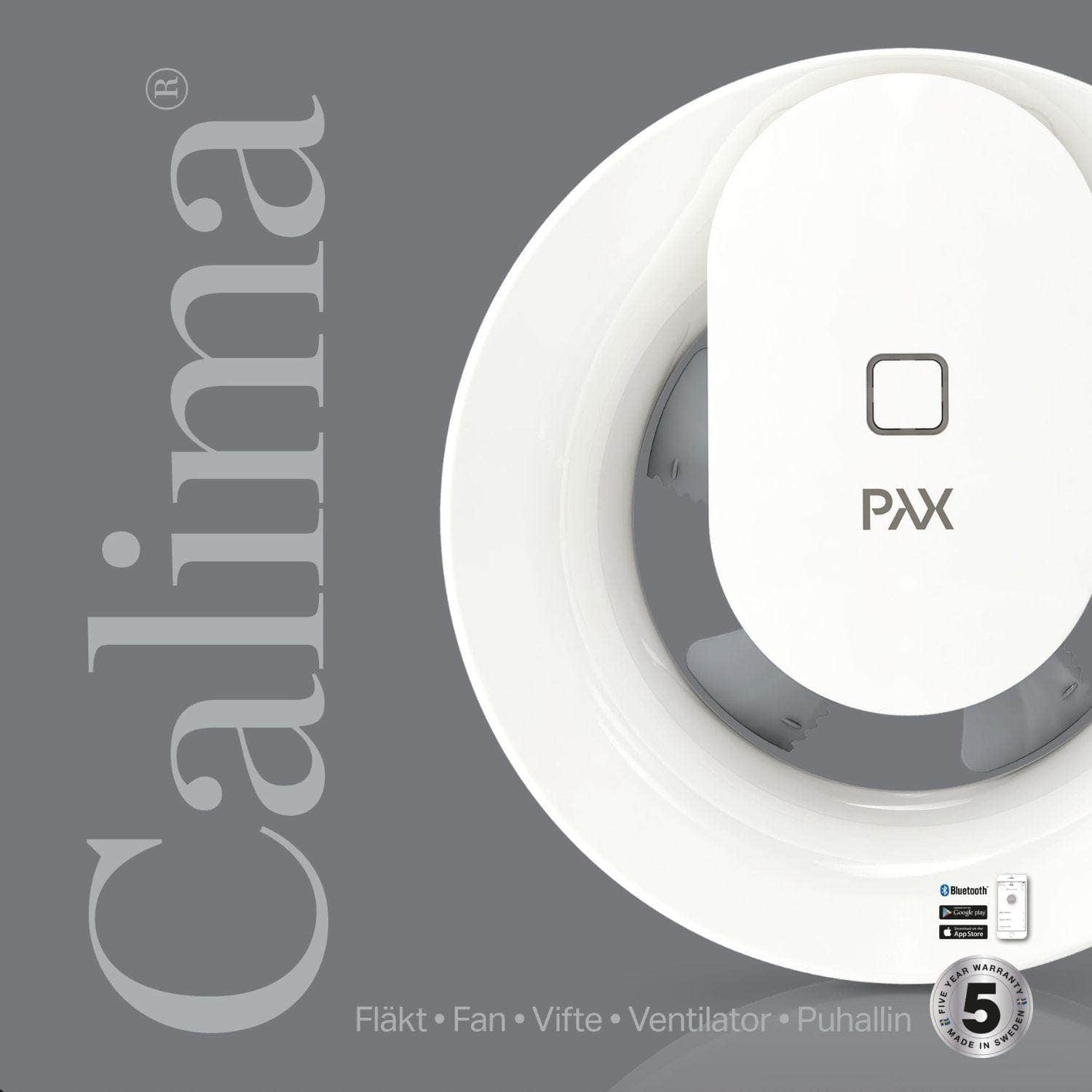 Pax Calima Baderomsvifte - hvit/svart Pax Baderomsvifte