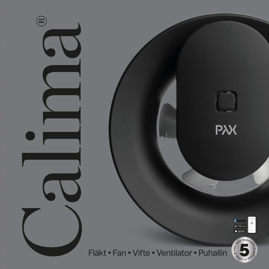 Pax Calima Baderomsvifte - hvit/svart Pax Baderomsvifte