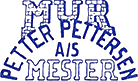 Murmester Petter Pettersen logo