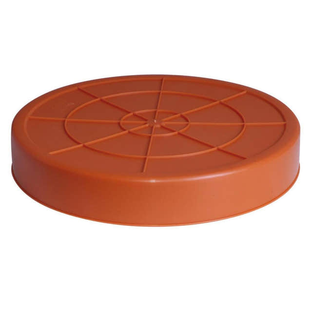 Pipelife 400 Utvendig Lokk for Stigerør Rødbrun Pipelife Drenskum GRO-3358421