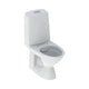 Porsgrund Glow 60 Rimfree Toalett skjult S-lås Hvit / Uten skruehull Porsgrund Gulvstående toalett GRO-6002806