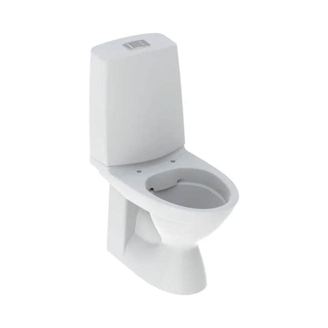 Porsgrund Glow 60 Rimfree Toalett skjult S-lås Hvit / Uten skruehull Porsgrund Gulvstående toalett GRO-6002806