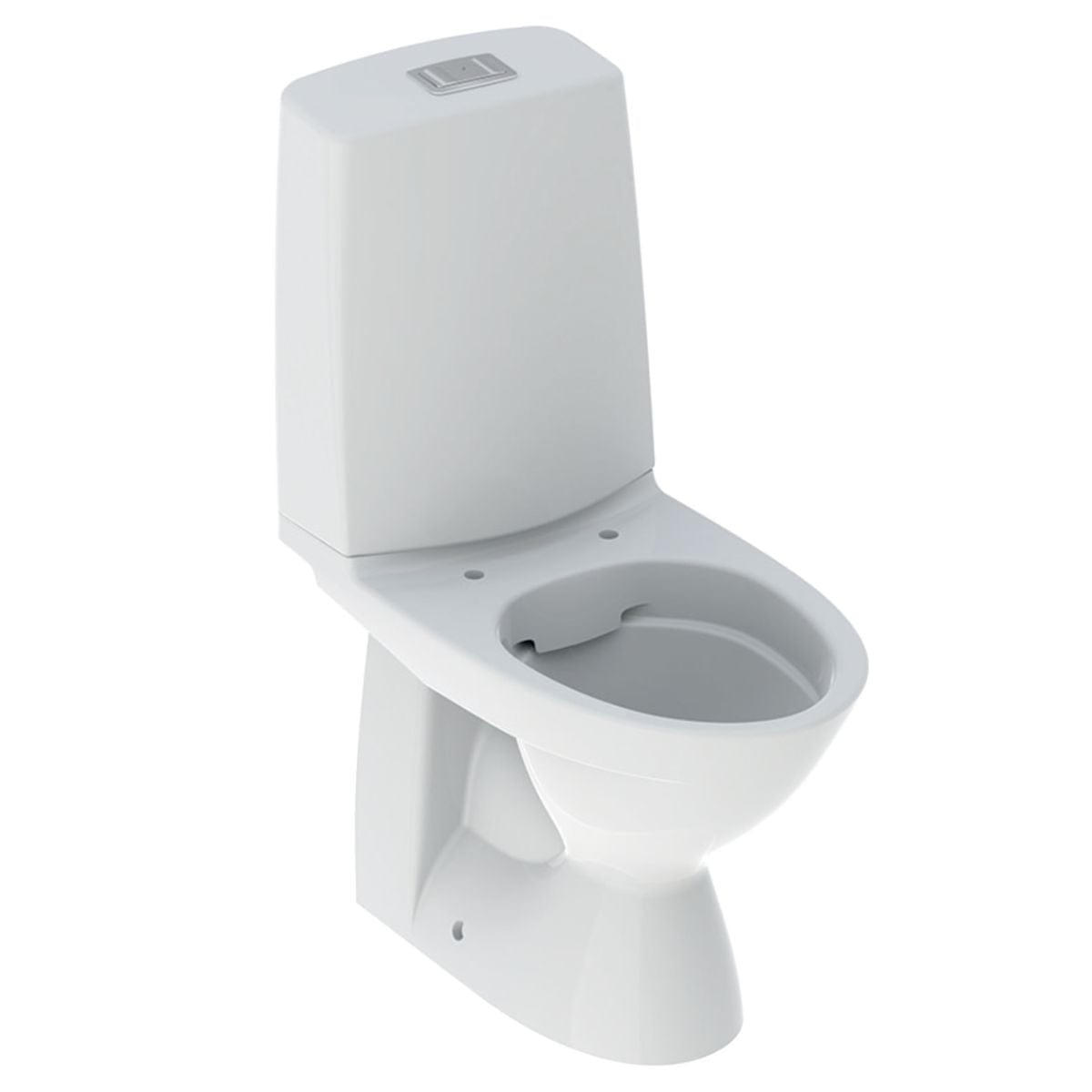 Porsgrund Glow 61 Toalett Rimfree Hvit / Dobbel Porsgrund Gulvstående toalett GRO-6002897