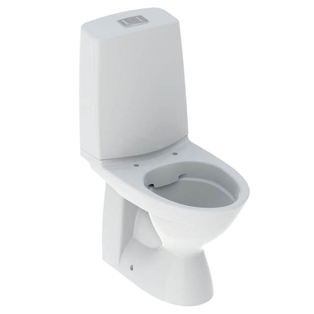 Porsgrund Glow 61 Toalett Rimfree Hvit / Dobbel Porsgrund Gulvstående toalett GRO-6002897