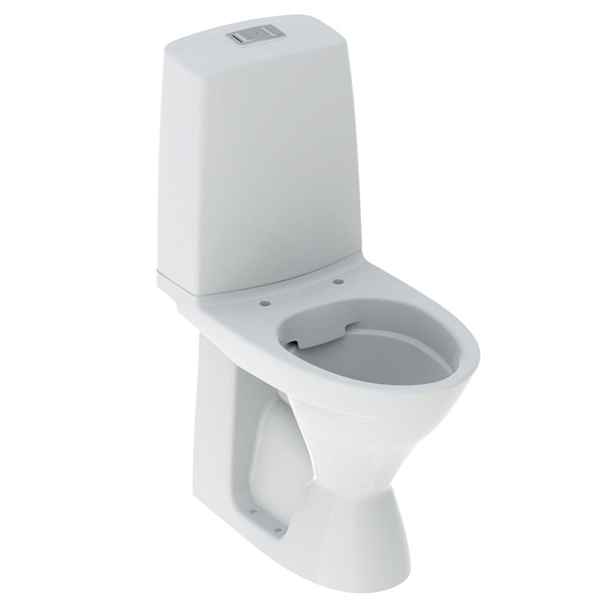 Porsgrund Glow 62 Toalett Rimfree høy modell Hvit / Dobbel Porsgrund Gulvstående toalett GRO-6002828