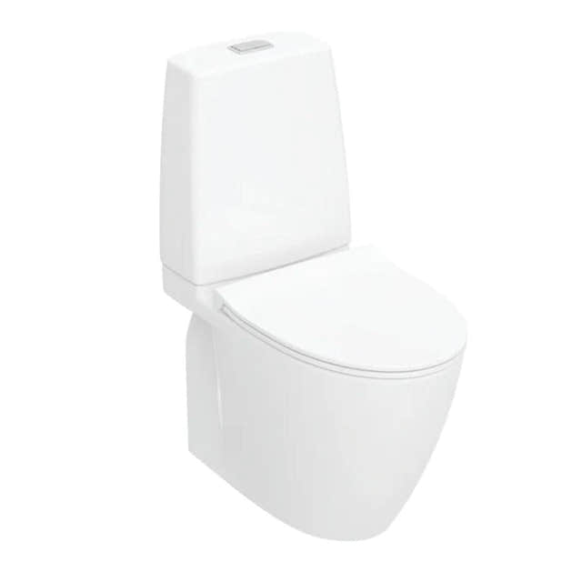 Porsgrund Glow Art Turboflush gulvstående toalett Hvit Porsgrund Gulvstående toalett GRO-6002818