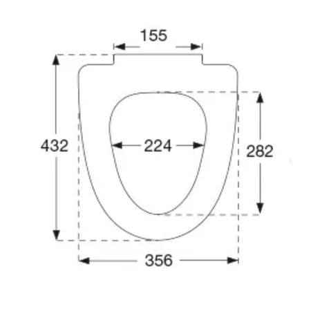 Pressalit 754 Toalettsete
