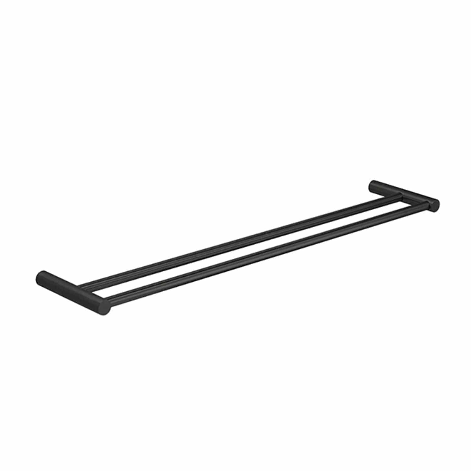 Pressalit Choice Håndkleholder Dobbel Matt svart Pressalit Håndklestang GRO-7001579