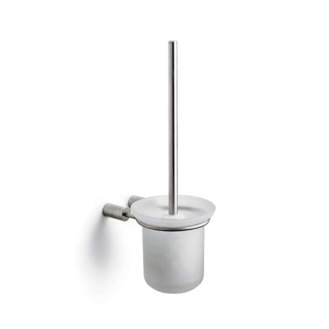 Pressalit Choice Toalettbørste med Glasskål Børstet stål Pressalit Toalettbørste GRO-6190958