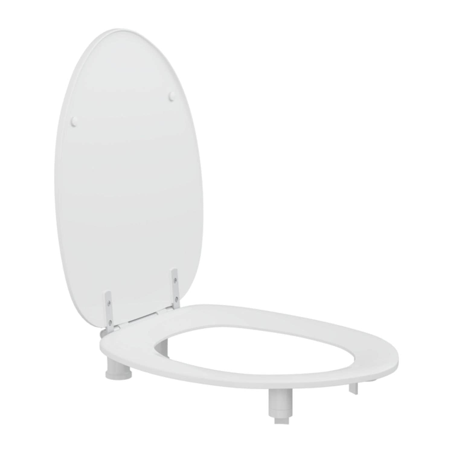 Pressalit Dania Forhøyet Toalettsete 5cm Hvit / Ja / Ja Pressalit Toalettsete GRO-6191645