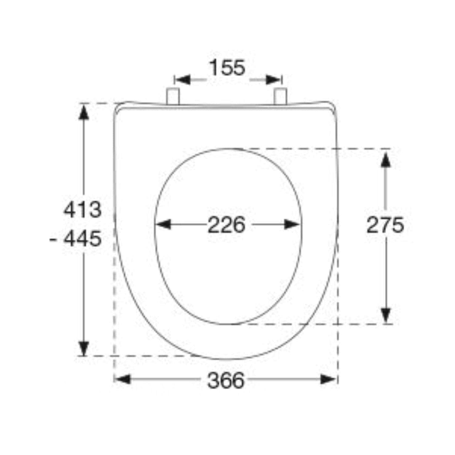 Pressalit Objecta D Pro Toalettsete Hvit Pressalit Toalettsete GRO-6190295