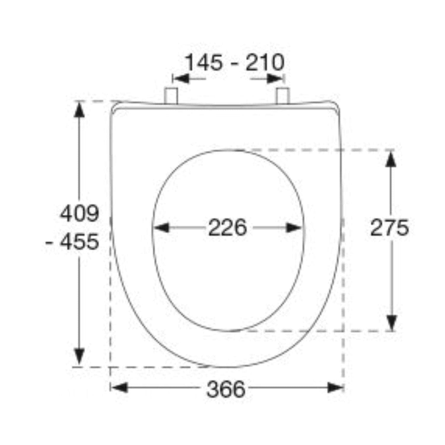 Pressalit Projecta D Solid Pro Toalettsete Pressalit Toalettsete GRO-6190288