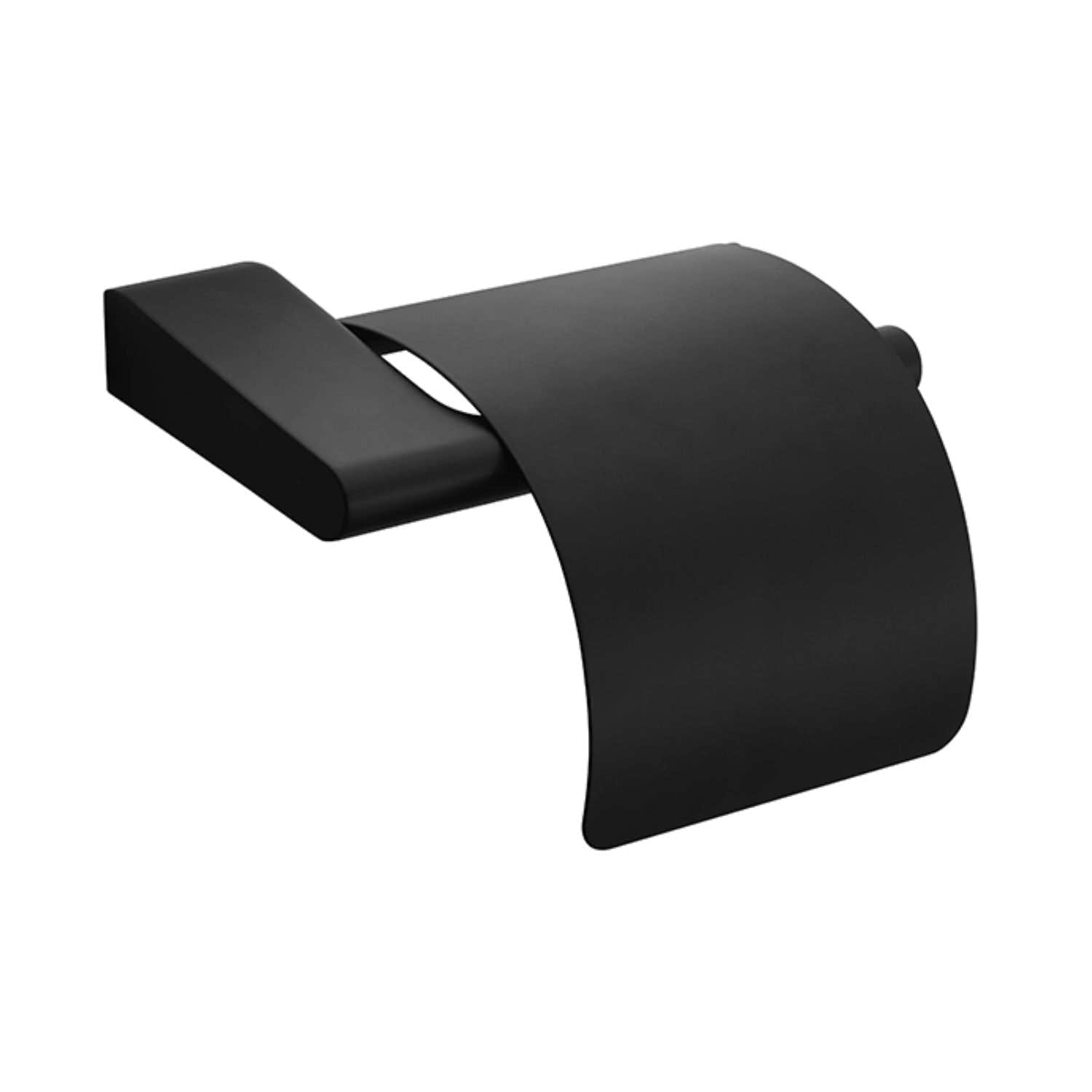 Pressalit Stil Toalettrullholder Med Frontplate Matt svart Pressalit Toalettrullholder GRO-7001542