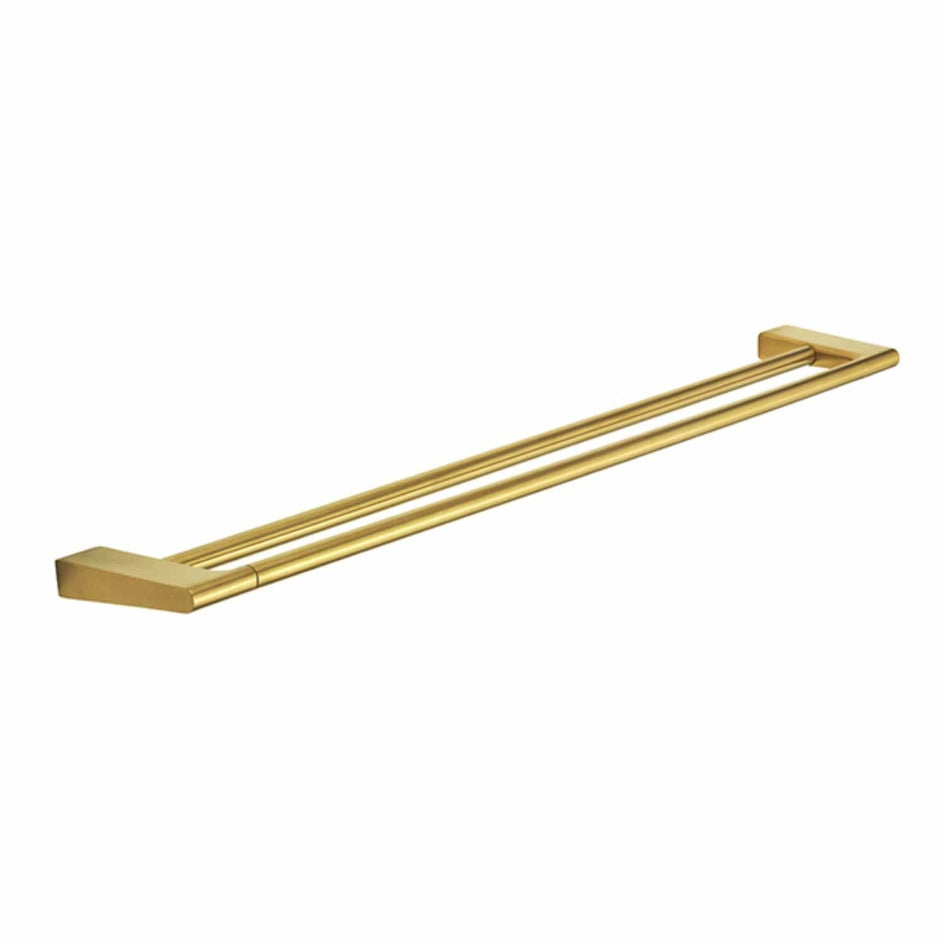 Pressalit Style Håndklestang Dobbel 810 mm Børstet messing Pressalit Håndklestang GRO-7001564