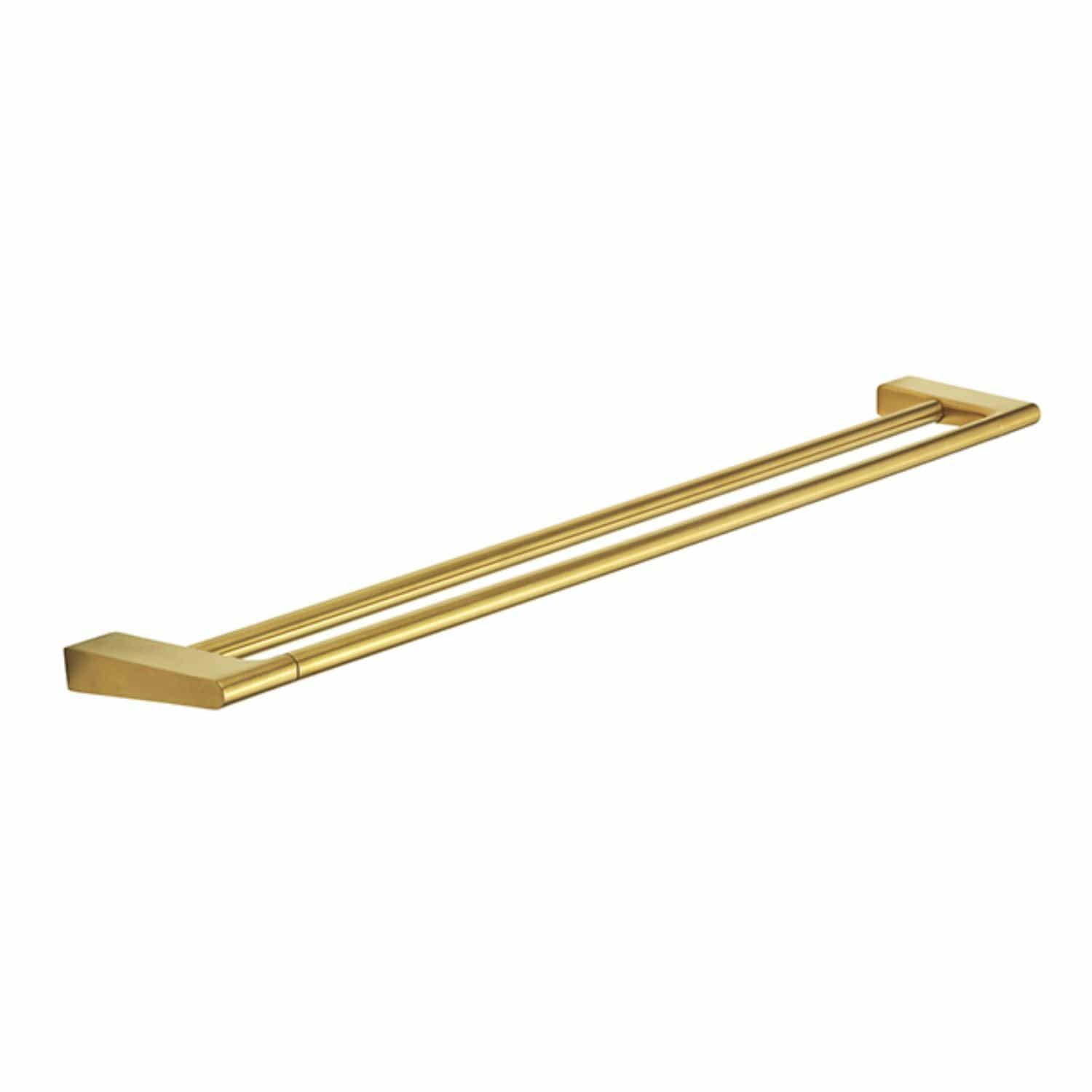 Pressalit Style Håndklestang Dobbel 810 mm Børstet messing Pressalit Håndklestang GRO-7001564