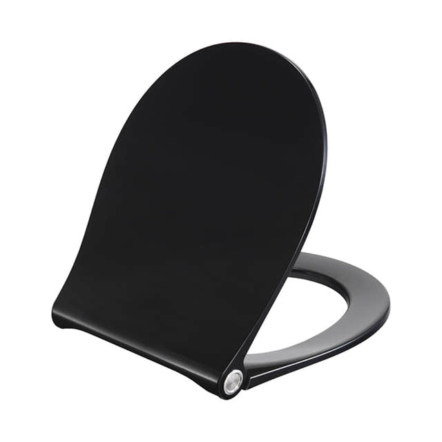 Pressalit Sway Uni Toalettsete Svart / Bunnmontert Pressalit Toalettsete GRO-6190219