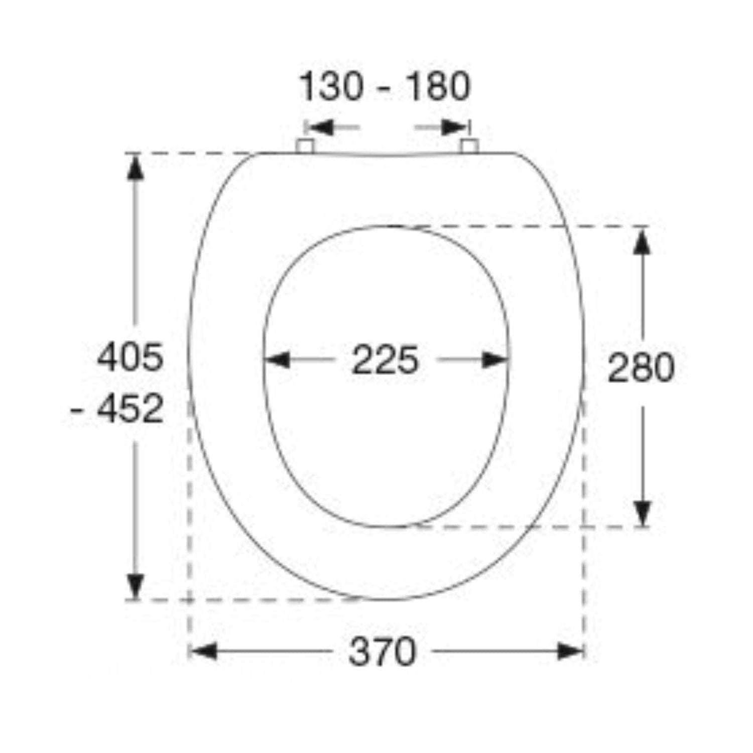 Pressalit T2 Toalettsete - Uten lokk Hvit Pressalit Toalettsete GRO-6190326