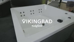 Vikingbad SOLGLIMT Utendørs massasjebad