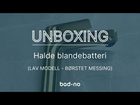 Børstet messing