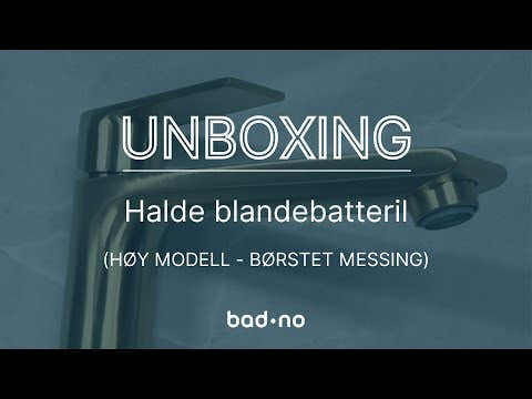 Børstet messing