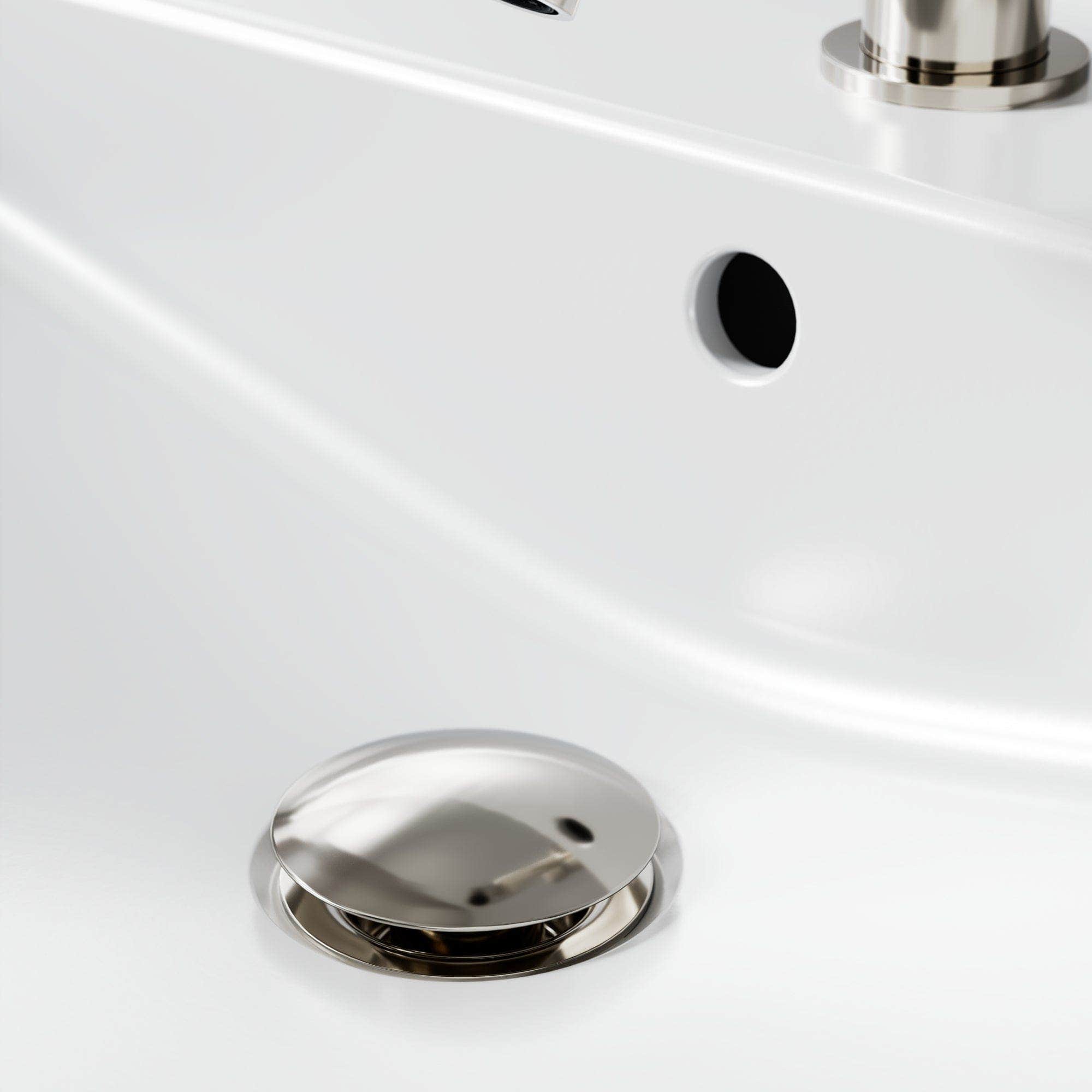 Primy Bunnventil Pop-up eller Åpen Polished (kun pop-up) Primy Bunnventil INR-80001290