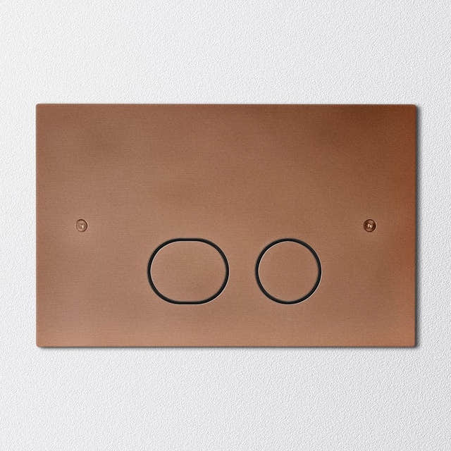 Primy Steel Style Betjeningsplate Brushed bronze Primy Betjeningsplate og trykknapper INR-80001236