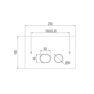 Primy Steel Style Betjeningsplate