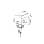 Primy Steel Vector Low Servantbatteri