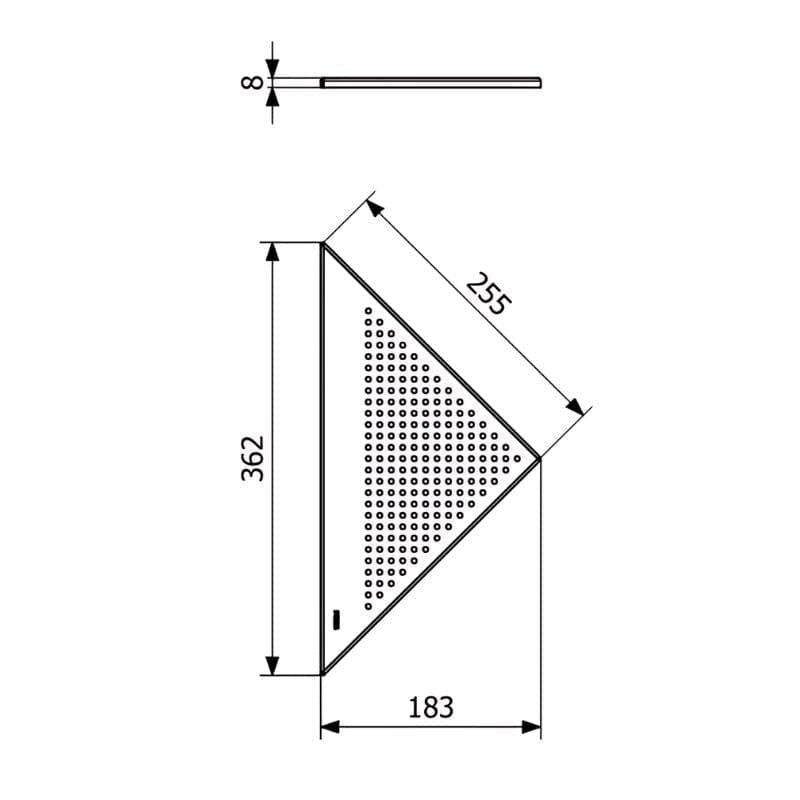 Purus Corner Rist Pearl Krom Purus Slukrenne GRO-3401978