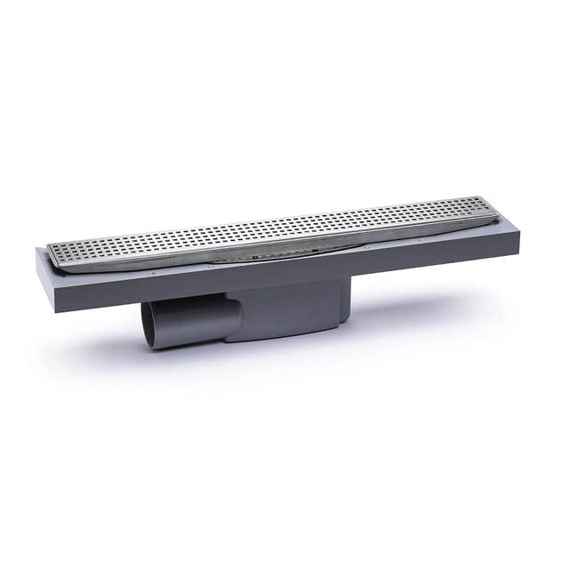 Purus PRO Line Chess - Gavlutløp Krom / 600mm / 75mm Purus Slukrenne GRO-3386017